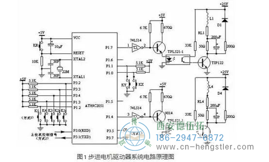 步进电机的工作原理，电路图